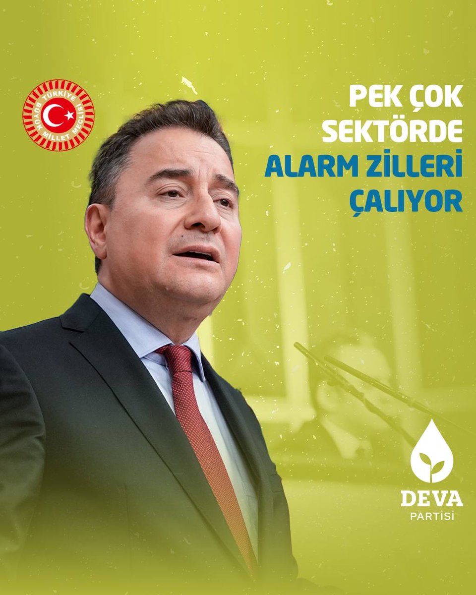 Pek çok sektörde alarm zilleri çalıyor. Firmalar daha ayaktayken, çarklarını döndürebiliyorken onlara destek vermek lazım. Acil tedbirler alınmazsa, birkaç sene içerisinde Türkiye ekonomisi çok büyük bir çöküş yaşayabilir.