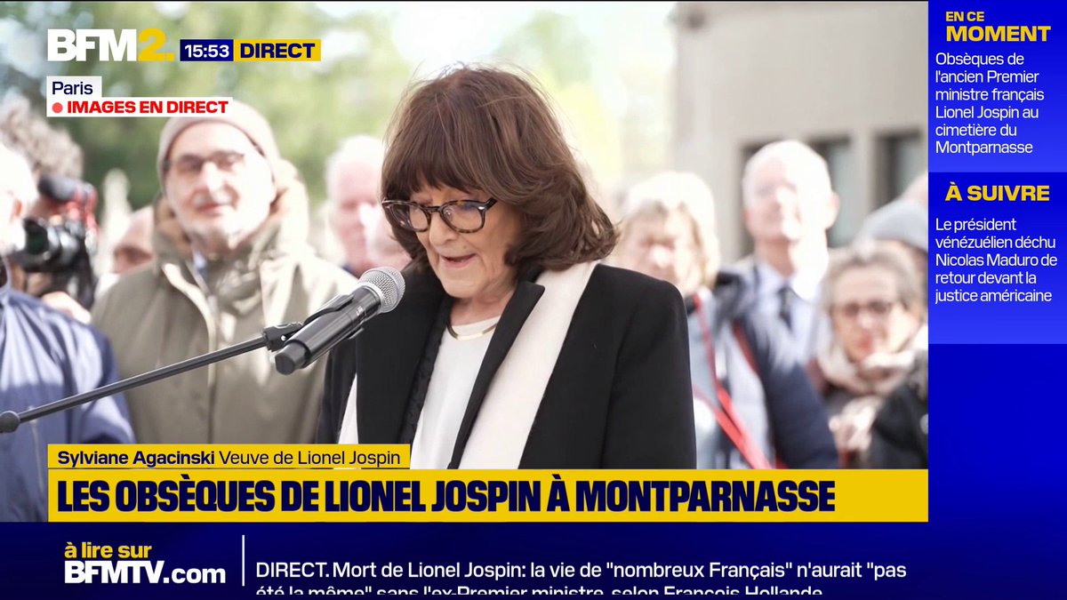 "Lionel était un homme fidèle, fiable et constant", confie la veuve de l'ancien Premier ministre, Sylviane Agacinsk #BFM2