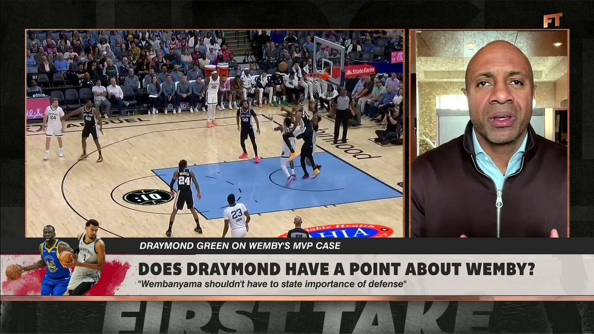 "I think it's an indictment on media, not on the game of basketball." Jay Williams shares his thoughts on Draymond Green's comments on Victor Wembanyama's MVP case ✍️