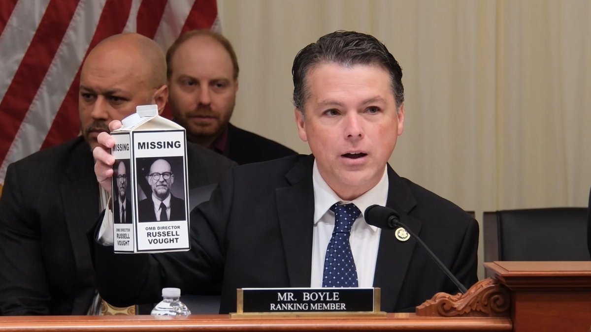 Why won't Trump's Budget Director Russell Vought testify in front of the Budget Committee? Maybe it's because he can't defend the president with the worst economic approval since the Great Recession. Maybe it's because Trump broke his promise to lower costs.