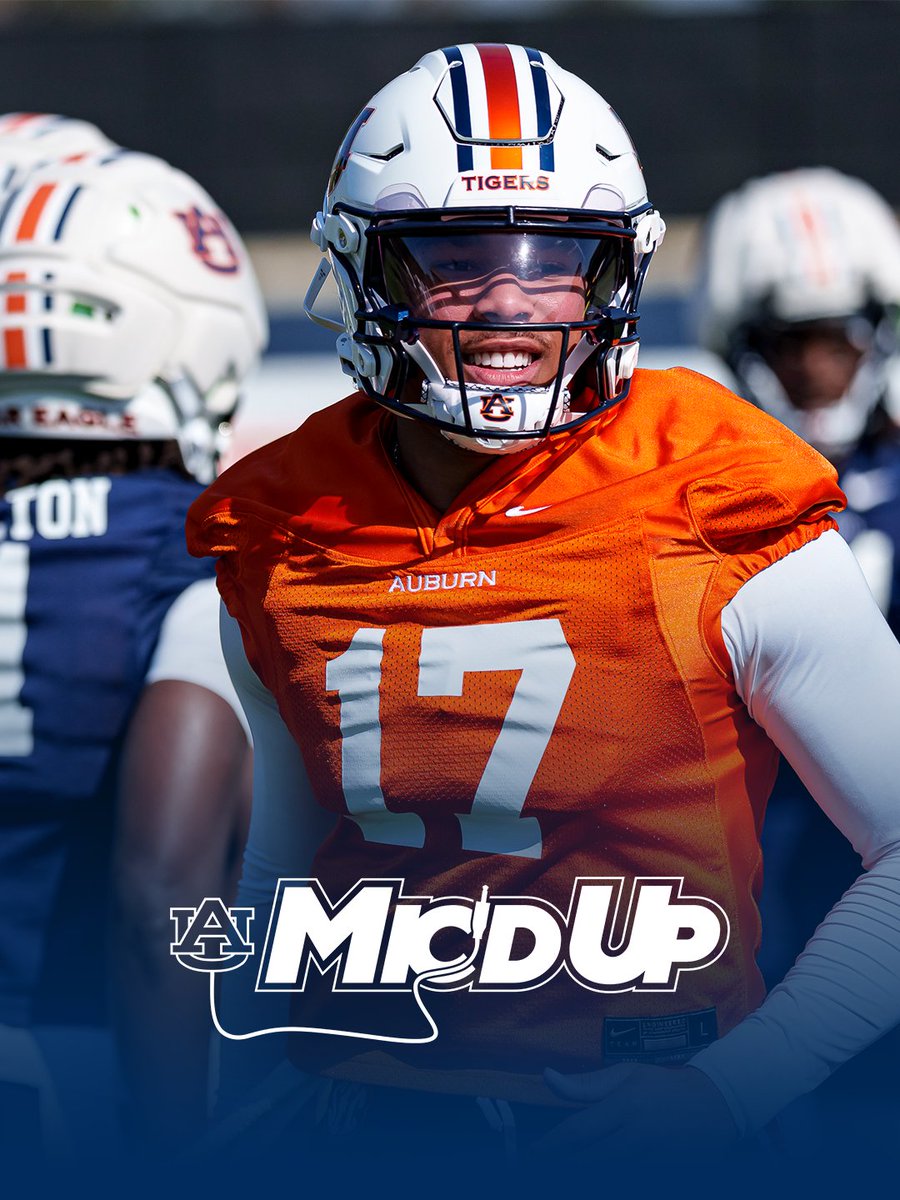 QB1 vision 👀 Byrum Brown mic'd up on the WarEagle+ Content Network ⬇️ 📺: