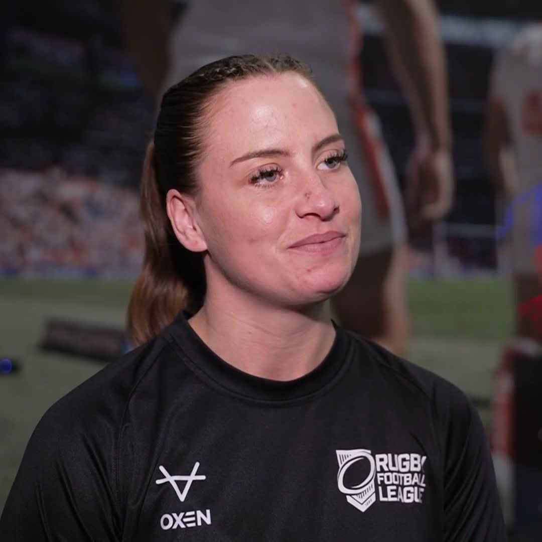Tara Jones reacts to the news that she will become the first woman to take charge of a men's Super League game 🤩💬