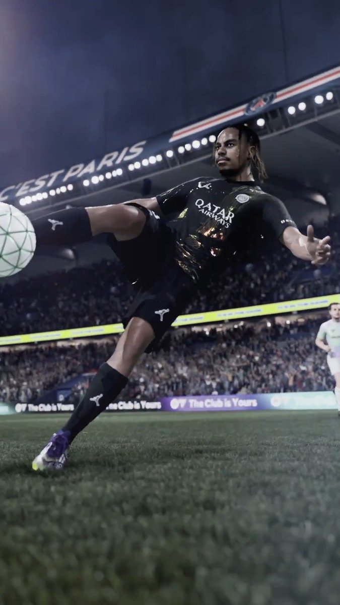 Notre nouveau maillot #PSGxJordan Night Edition ⚫️✨ est disponible sur FC26 🎮 EA SPORTS FC France