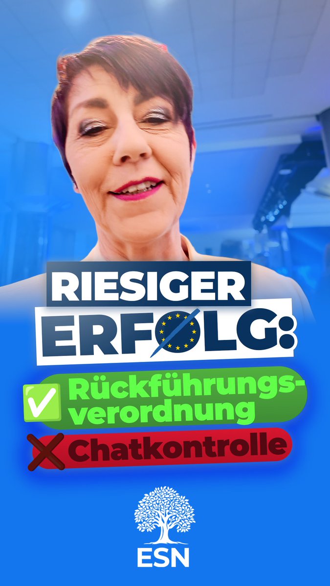 ++ Riesige Erfolge heute im EU-Parlament: #Chatkontrolle verhindert + Rückführungsverordnung durchgesetzt! ++ Was war das heute für ein großartiger Tag in Brüssel- und das auch dank Ihrer Mithilfe! #chatcontrol
