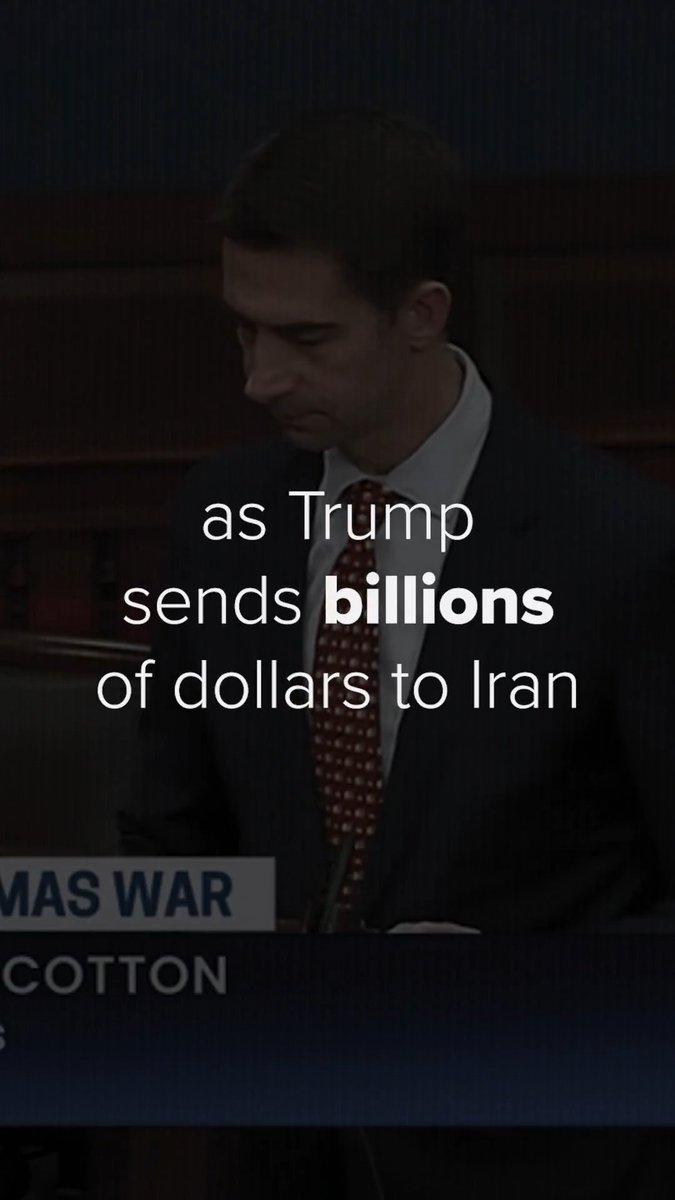 Donald Trump is lifting sanctions on Iran, giving them $14 billion in the process, all to try to solve an energy prices problem that was created by his reckless war in the first place. Senate Republicans used to sound the alarm about this type of action. Now? Silence.