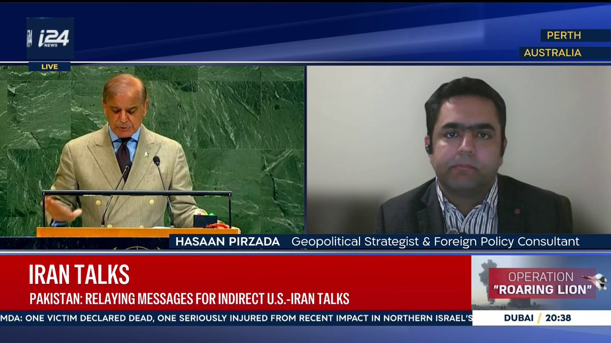 'Pakistan is no longer acting just as a passive mailbox. It is operating as a strategic advisor to the Trump administration' Hasaan says to Natasha Raquel Kirtchuk 👇For more news and updates, visit our official website👇