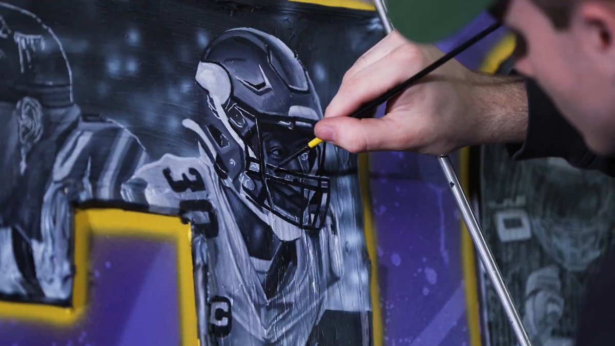 Meaningful artwork for two forever #Vikings