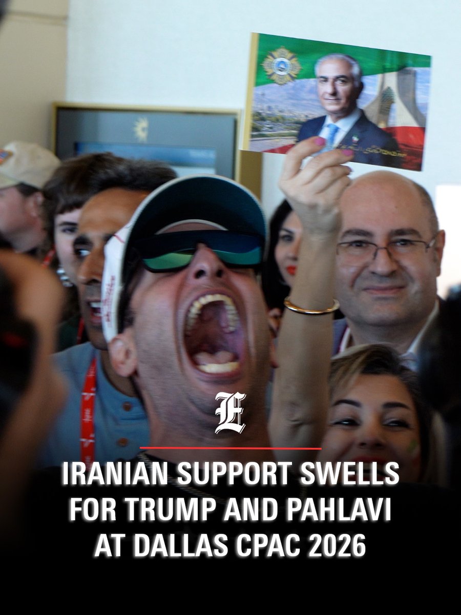 Iranian support swells for Trump and Pahlavi at Dallas CPAC 2026. MORE: