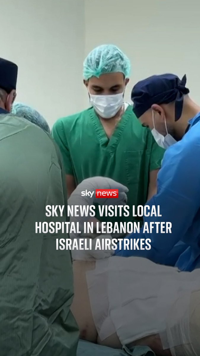 🇮🇱🇱🇧 Doctors claim Israel is repeating the same pattern from Gaza in Lebanon: attacking hospitals, medics, and civilian infrastructure. They're showing a burn victim from an Israeli strike on a restaurant. Their warning? "worrying similarities."