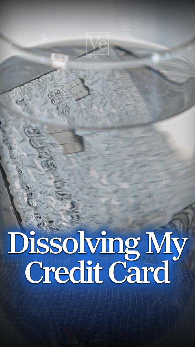 I Dissolved My Credit Card To Understand How It Works