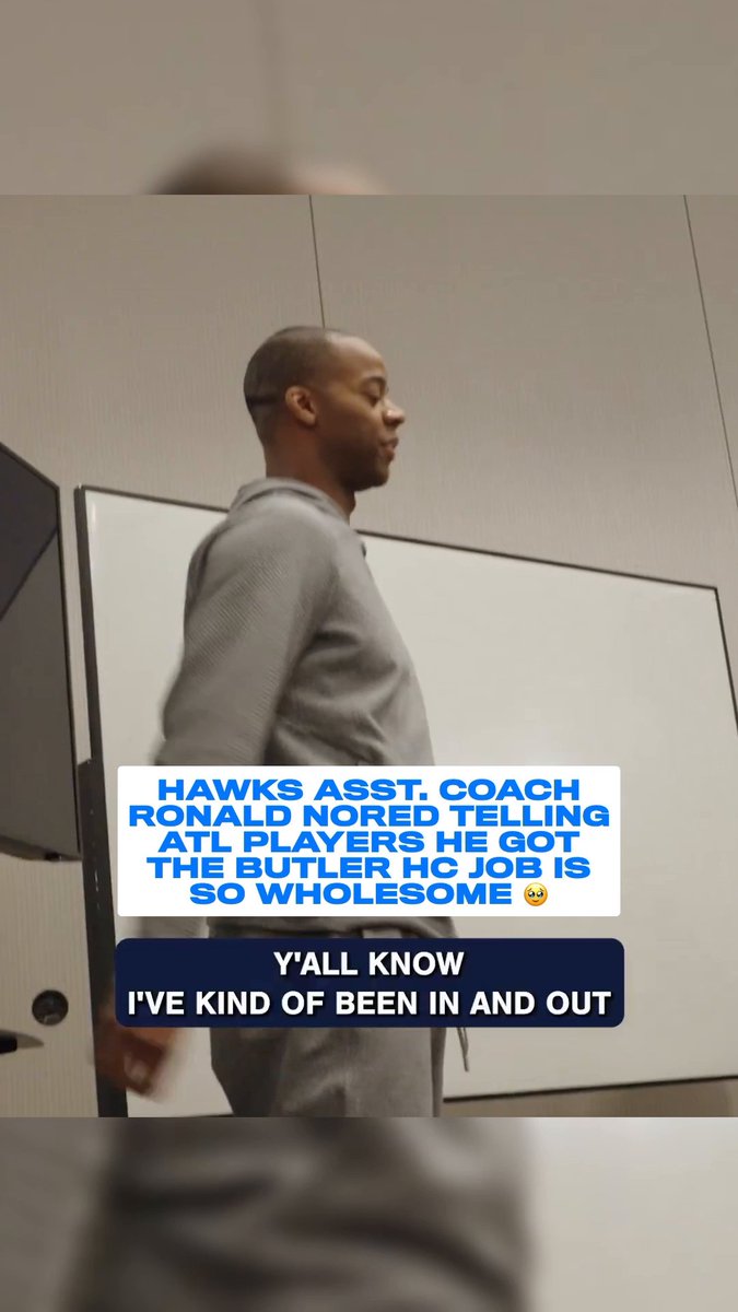 The Atlanta Hawks players were so happy for him 🫡❤️ (via Butler Basketball)