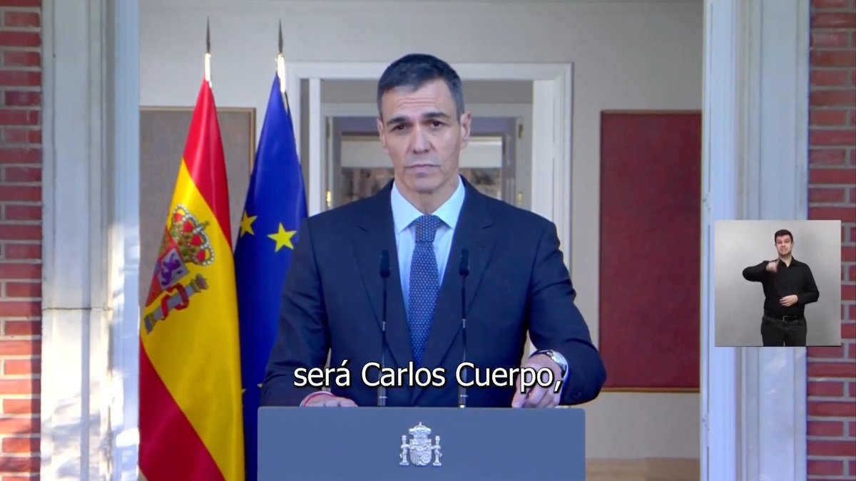 El ministro Carlos Cuerpo será el nuevo vicepresidente primero del Gobierno. Carlos es uno de los economistas y servidores públicos más brillantes de nuestro país. Y, a partir de mañana, el nuevo ministro de Hacienda será Arcadi España García 🇪🇺🚴♂️, una persona recta, inteligente y comprometida.
