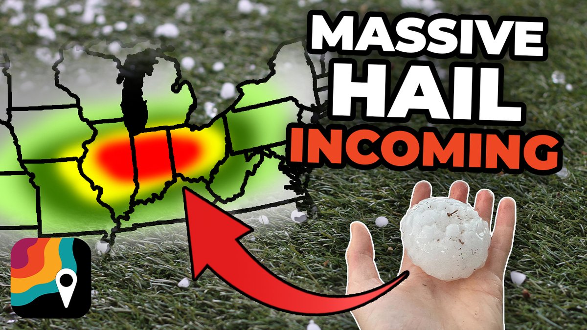 Midwest gang — large hail up to tennis ball size is possible with the strongest storms in Illinois, Indiana, Ohio and northwestern Pennsylvania. I wouldn’t even be surprised to see an isolated tornado near the Ohio-Pennsylvania border: