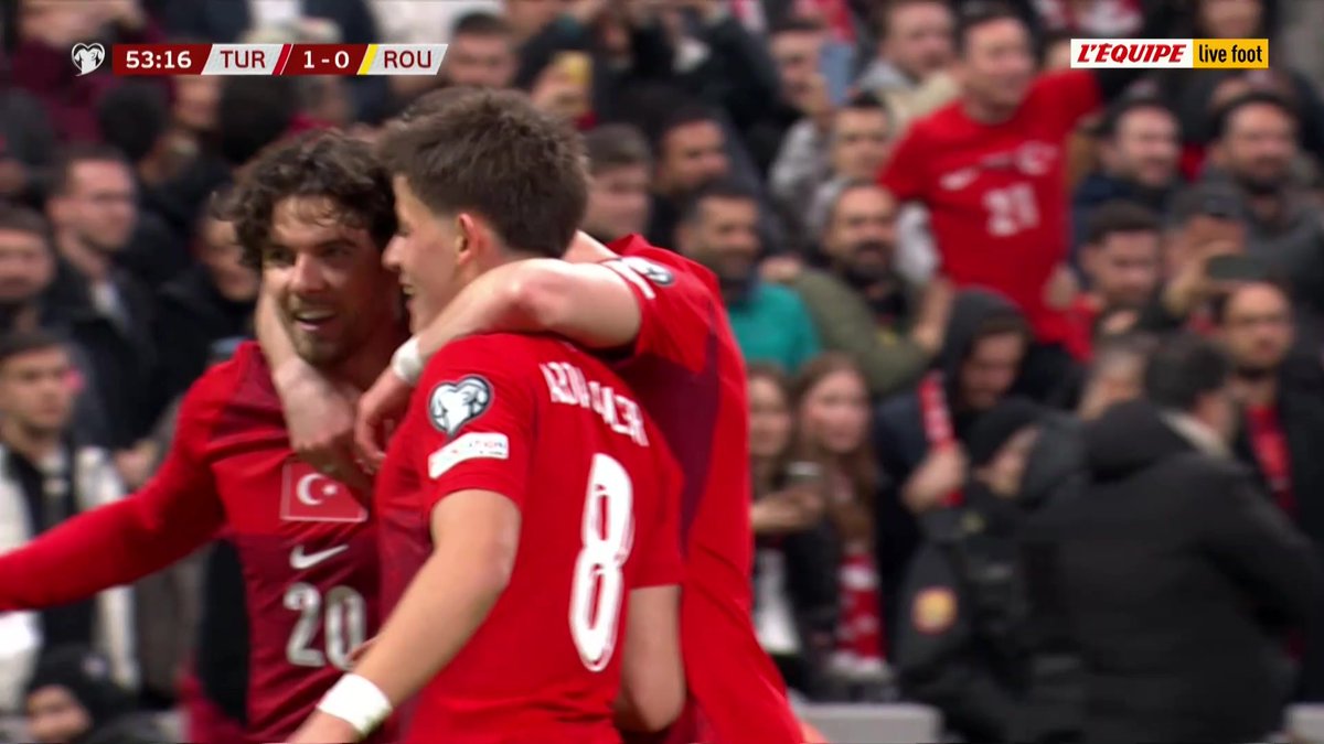 L'incroyable ouverture d'Arda Güler pour Kadioglu qui débloque le match contre la Roumanie ! La pépite du Real Madrid illumine la rencontre, la Turquie est pour l'instant qualifiée en finale des barrages pour le Mondial ! Suivez le match en direct ici >