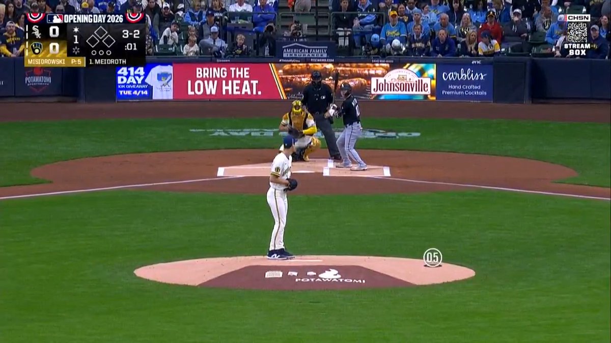FIRST AT-BAT OF THE SEASON. LET'S GO!