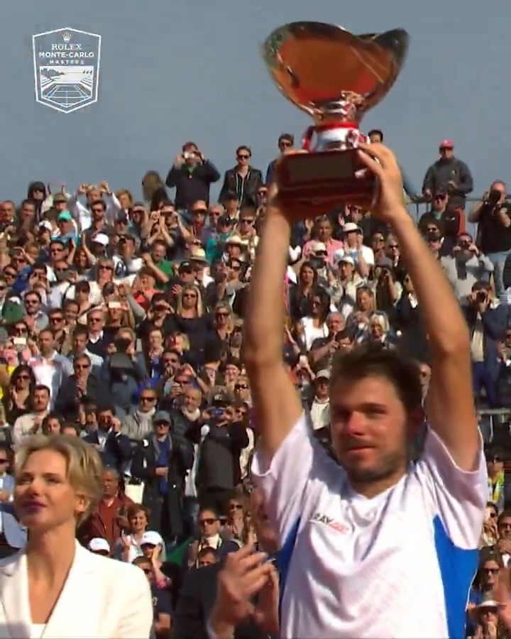 Rolling back the years 😍 When we crowned Stanislas Wawrinka Monte-Carlo champ 🏆 #RolexMonteCarloMasters