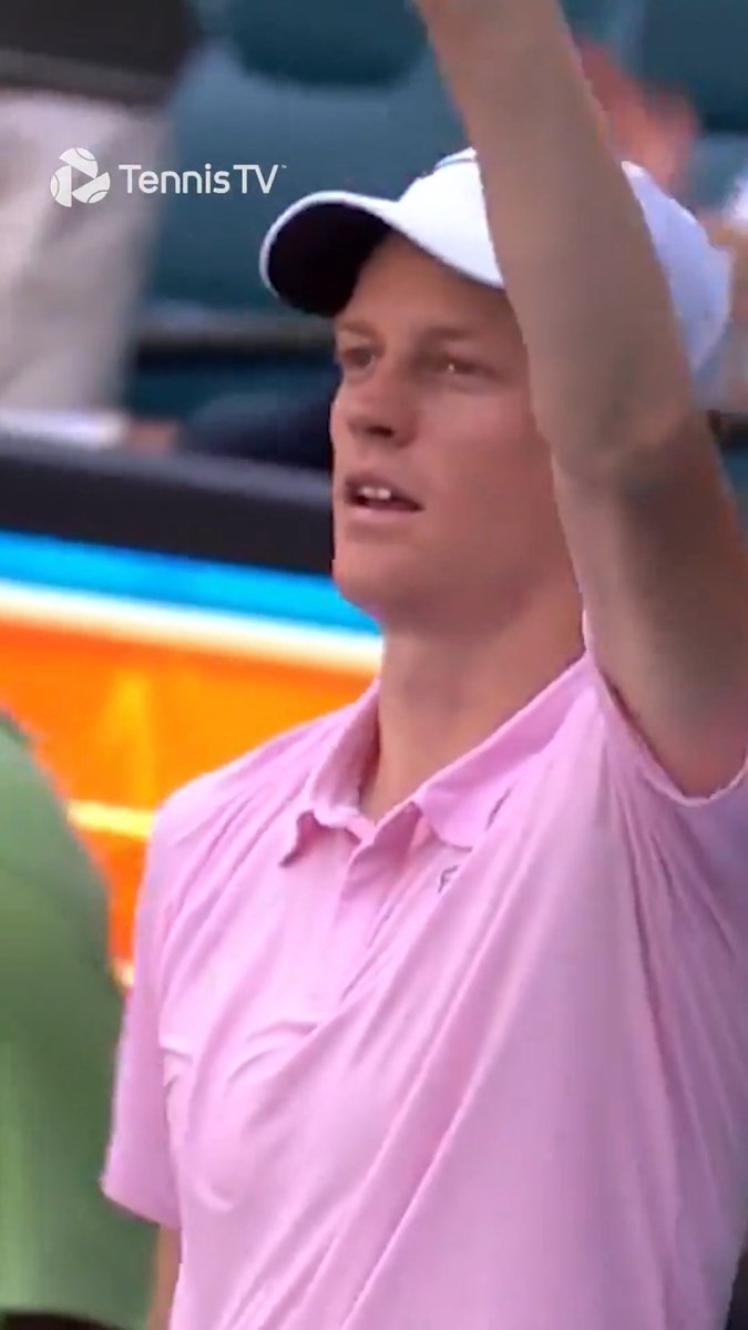 Cool. Calm. Clinical. 🥶 Jannik Sinner moves closer to completing the Sunshine Double after a magnificent performance against Tiafoe. Miami Open | #MiamiOpen