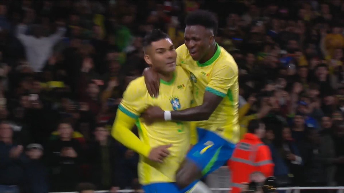 What a season Casemiro is having! 🇧🇷🔥 Watch France v Brazil LIVE on ITV4 from 7:50pm 📺