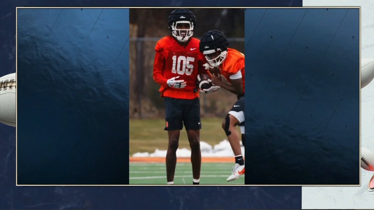 He's wearing No. 105 in practice 👀 EJ Manuel says Syracuse Football freshman WR Calvin Russell III is going to be special 🍿