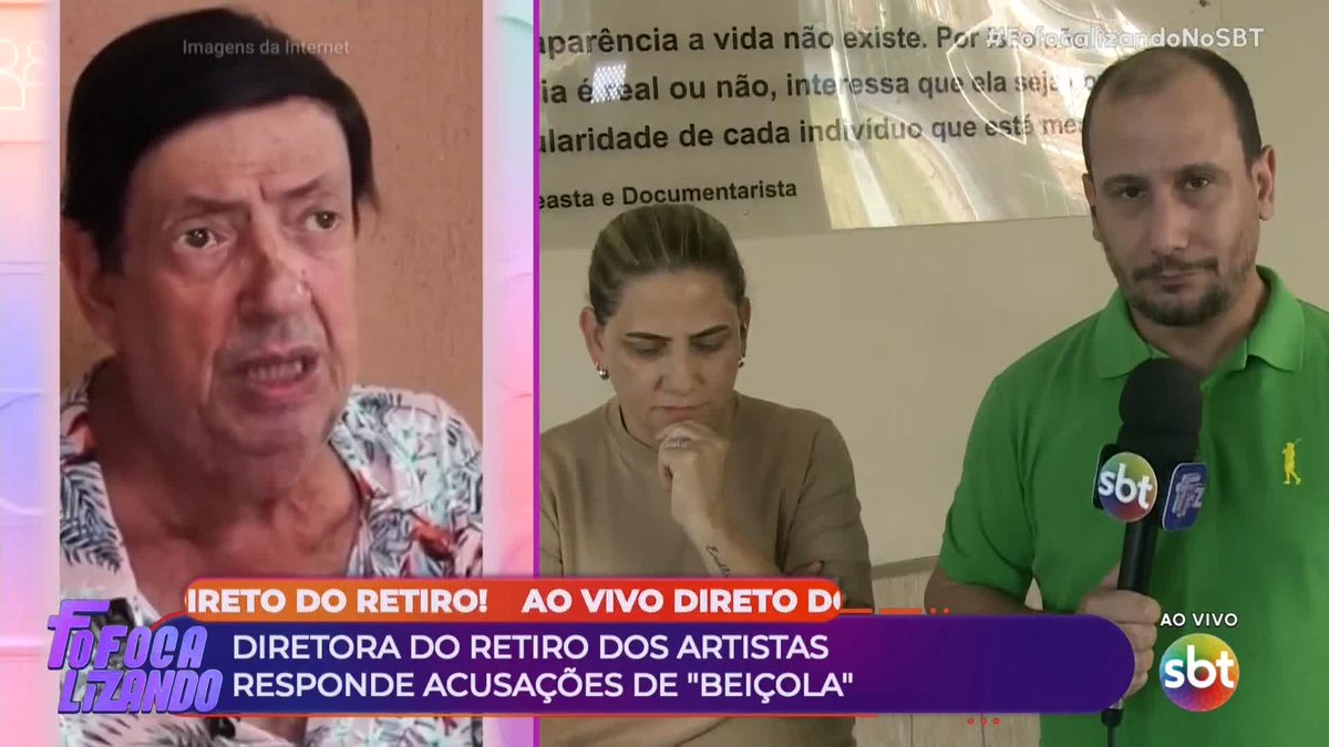 A diretora do retiro também respondeu a algumas acusações de Marcos Oliveira #FofocalizandoNoSBT