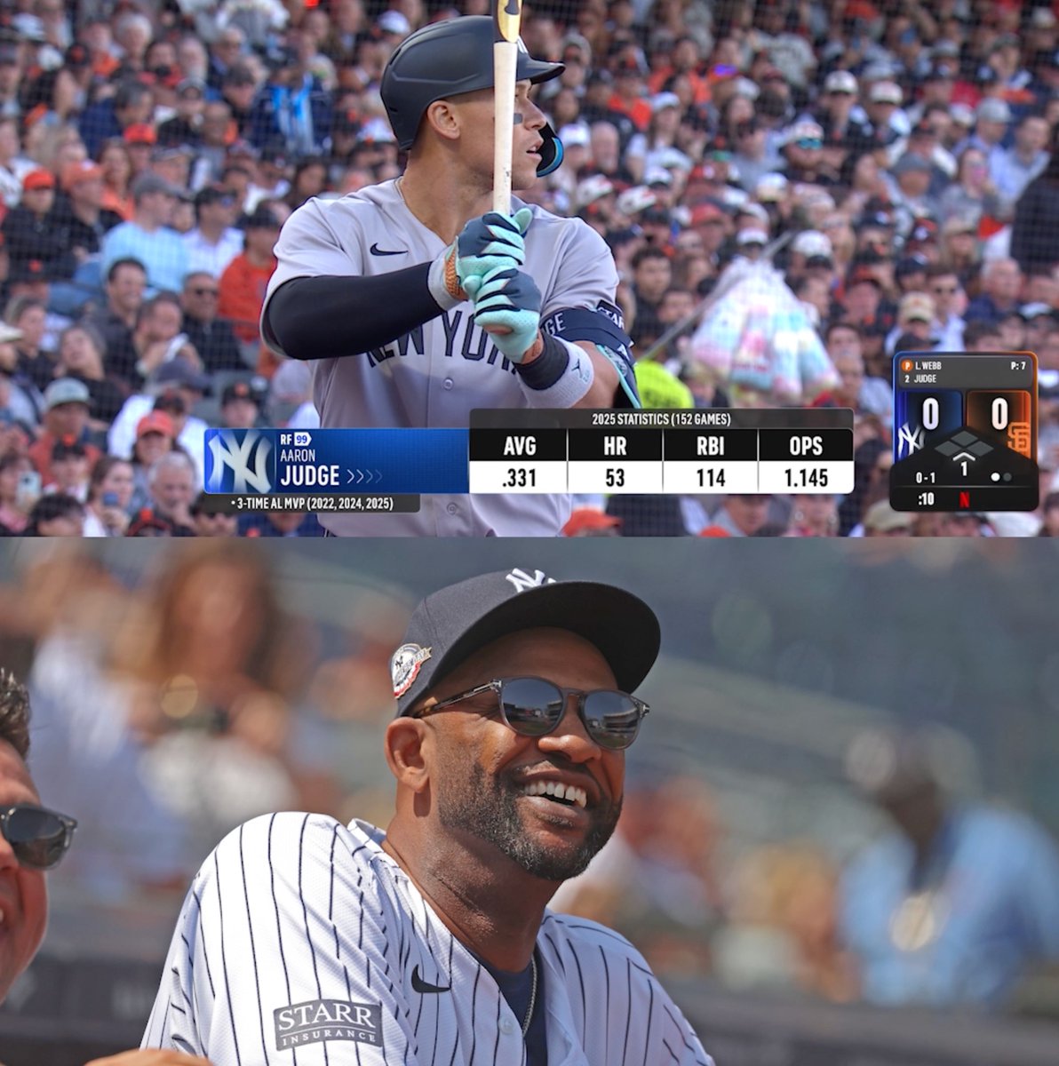 "They're booing Arson Judge, not Aaron Judge." CC Sabathia had jokes on #OpeningNight 😂