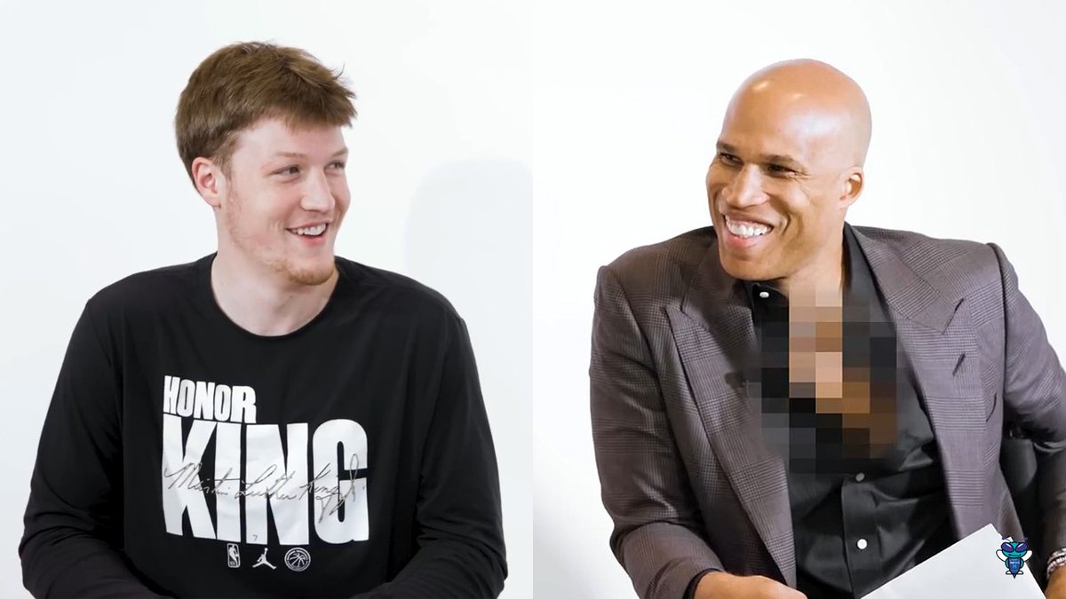 🎙️ Richard Jefferson to Kon Knueppel: "How does it feel to be mentioned in the same conversation as Cooper Flagg?" K2 couldn't be fazed by any of these questions. 😂
