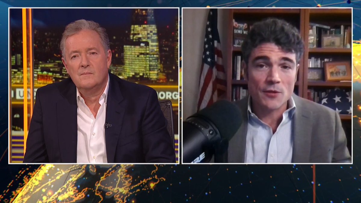 "There actually was no threat emanating directly from Iran..." Watch more of Joe Kent speaking to Piers Morgan after resigning as Director of the National Counterterrorism Center👇 📺 Piers Morgan | Joe Kent