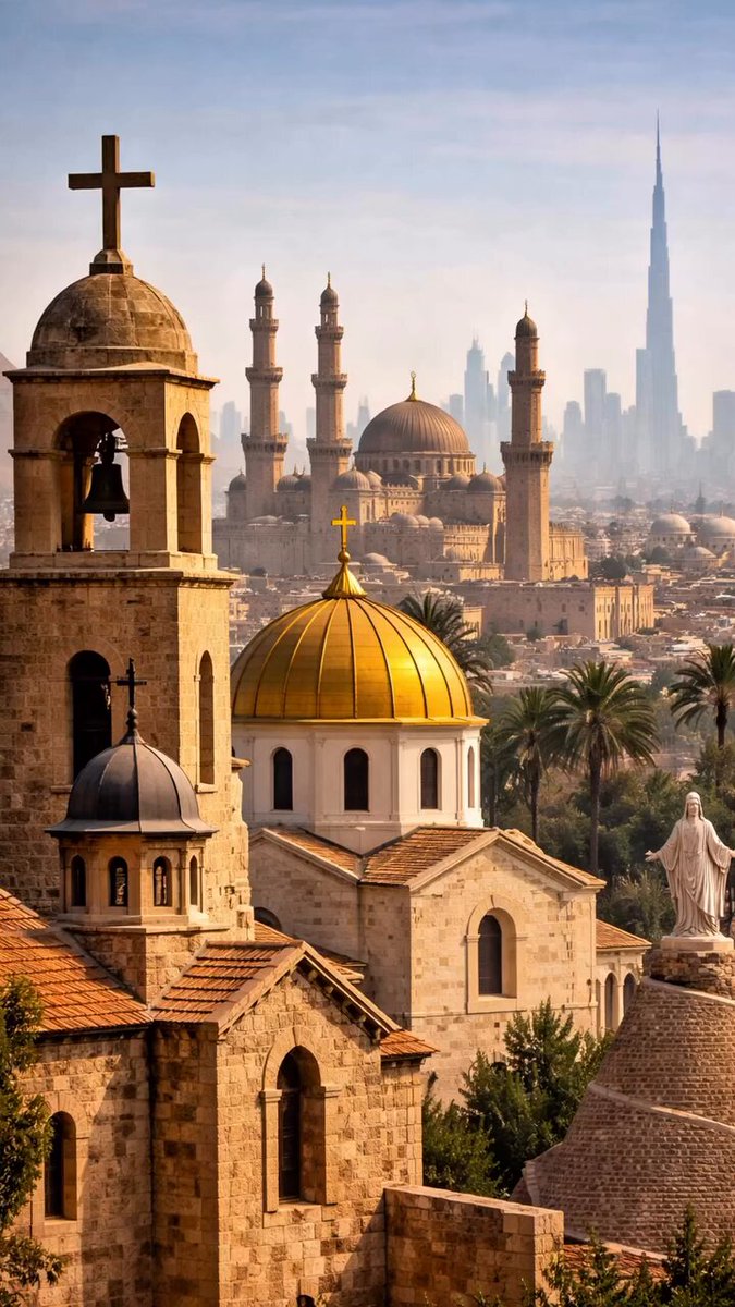 The top 5 Arabic countries with the most Churches... ✝️ © yaq0bz (IG)
