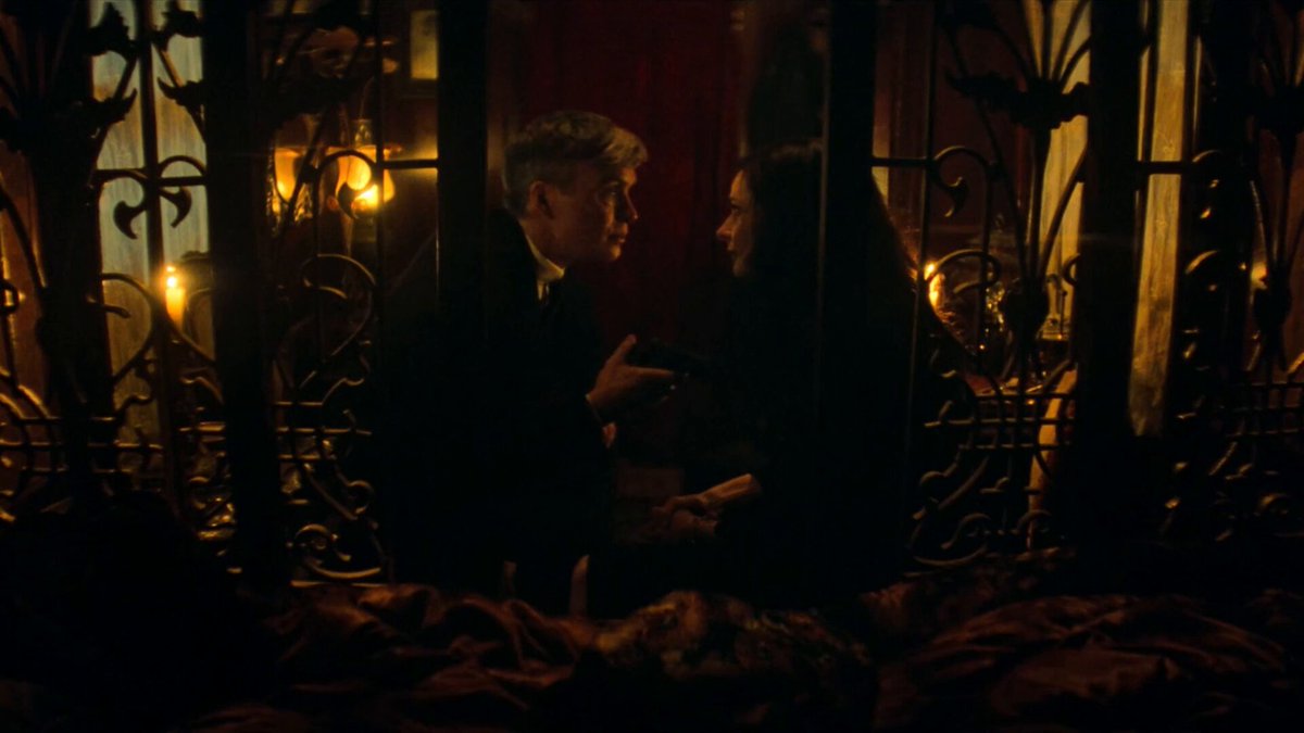 Peaky Blinders Movie cutting from Rebecca Ferguson and Cillian Murphy into that cover of “Angel” is such a perfect choice.