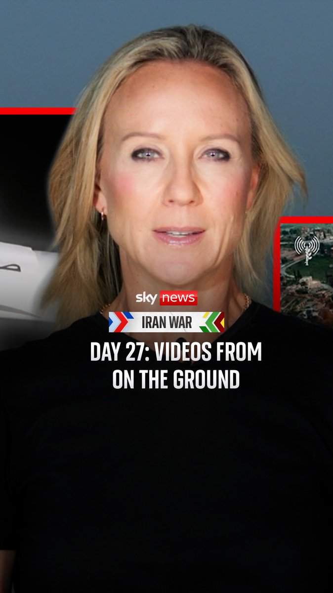 Here's what's been happening across the Middle East on day 27 of the Iran war. Sky's SallyLockwood reports from Dubai ⬇️ Iran war latest 🔗