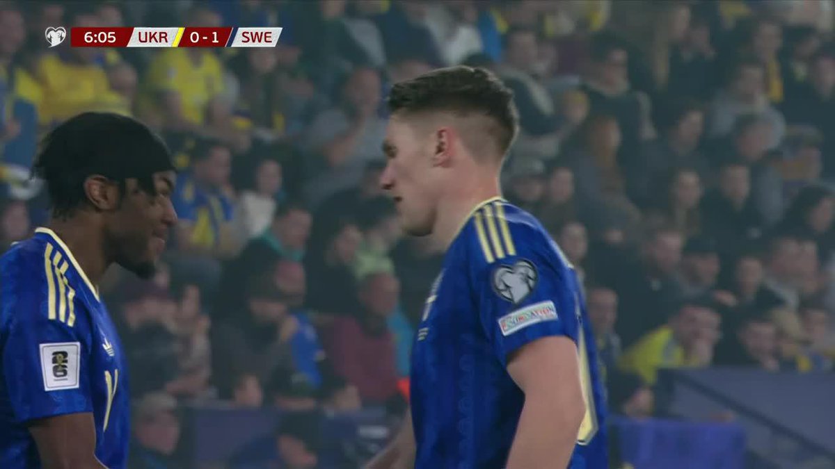 🇸🇪 VIKTOR GYÖKERES Y EL 1-0 DE SUECIA A UCRANIA, EN SEMIFINALES DE REPECHAJE AL MUNDIAL.