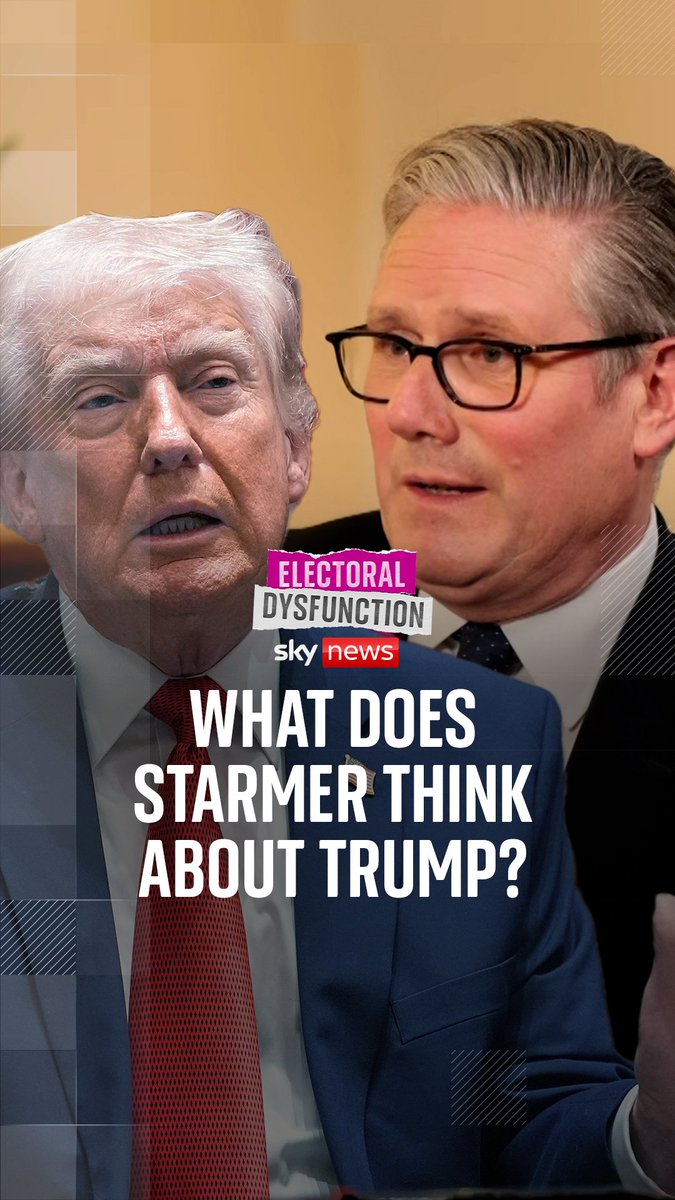 "A lot of what is said and done has been to put pressure on me to change my mind. But I'm not going to do so." Sir Keir Starmer tells Beth Rigby about his relationship with Donald Trump. Listen to the full interview on #ElectoralDysfunction on Friday 👉