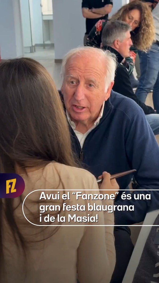 🔵🔴 Avui, al “Fanzone”, Charly Rexach, Guillermo Amor, Jordi Roura, Xavier García Pimienta, Jaume Marcet, Marc Bartra, Carles Martínez Novell i Jean Marie Dongou. #Fanzone3Cat ▶