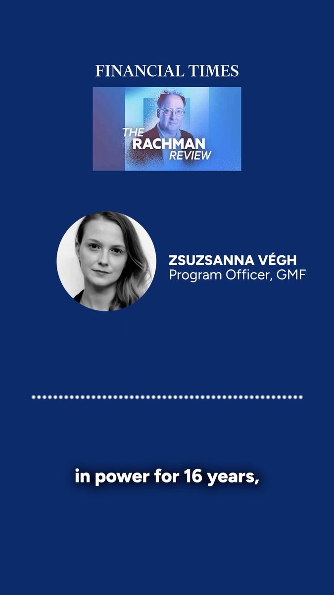 GMF’s Zsuzsanna Vegh joined FT's Gideon Rachman on The Rachman Review to discuss Hungary’s pivotal parliamentary elections this April. Listen to the full podcast: