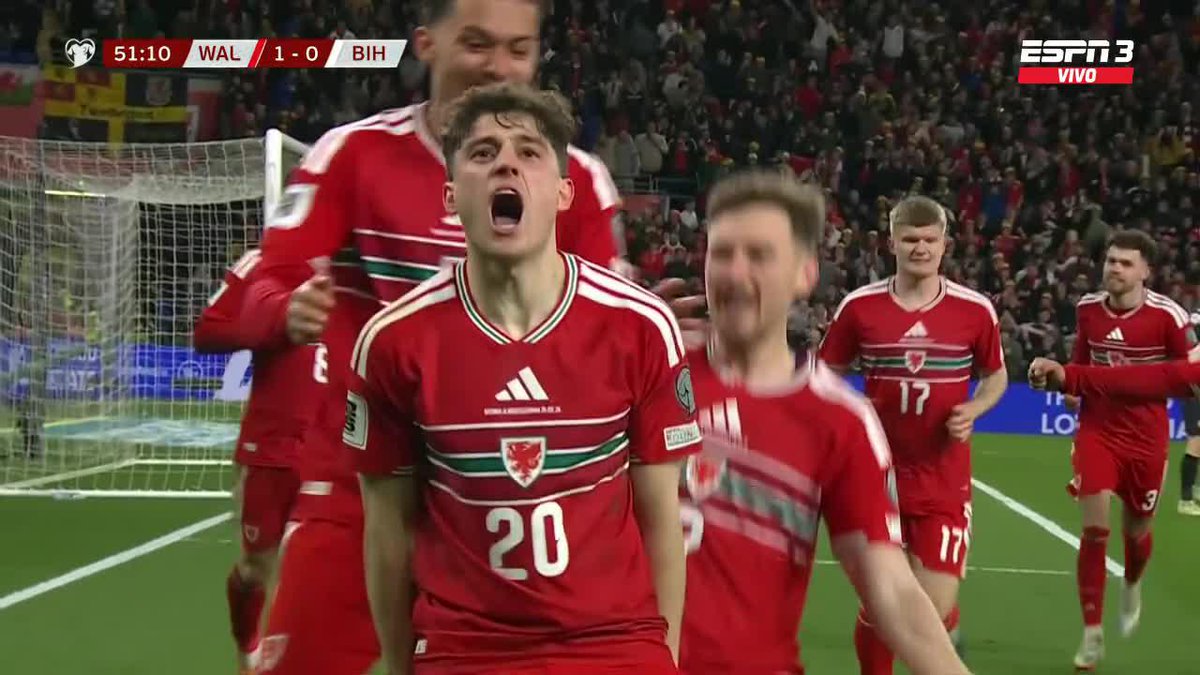 🤯🏴 GALES LE GANA A BOSNIA EN EL REPECHAJE UEFA.