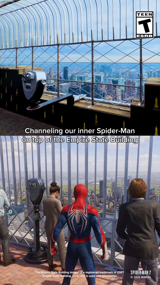 Real NYC vs. Marvel's NYC. Spot the difference 👀