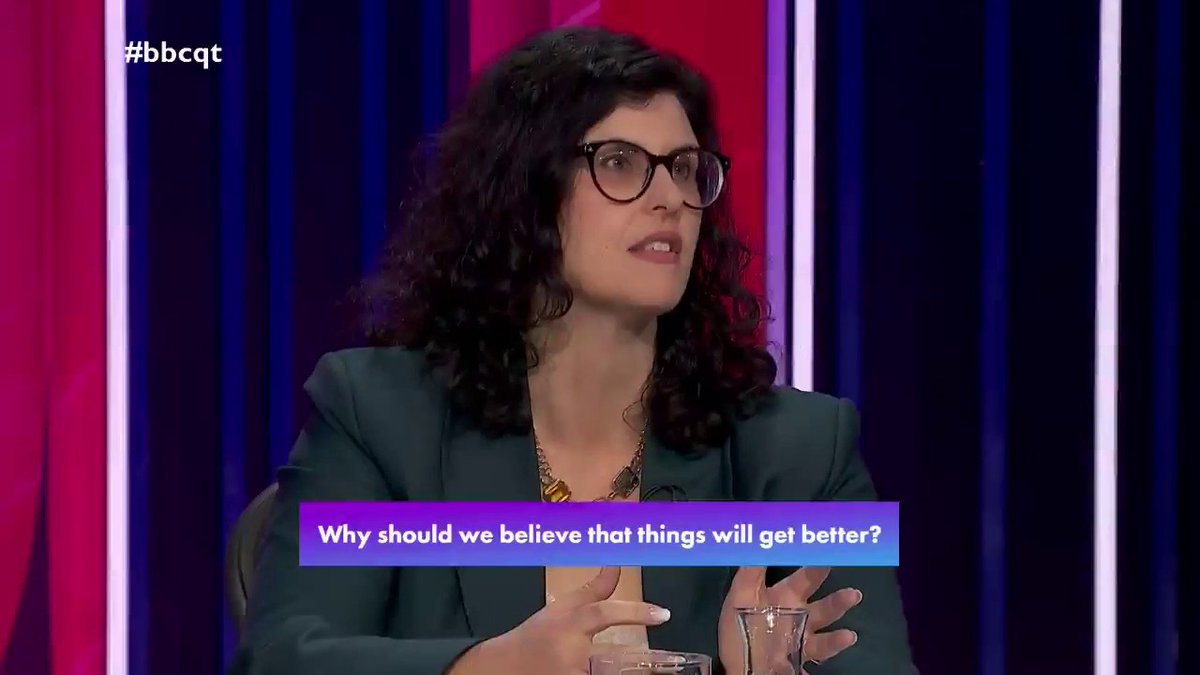 “If they spent more care with our nation’s mental health, then that would improve everything” Liberal Democrat Layla Moran says tackling mental health issues would raise productivity and employment, but the NHS “doesn’t even claim to care how long you’re going to wait” #bbcqt