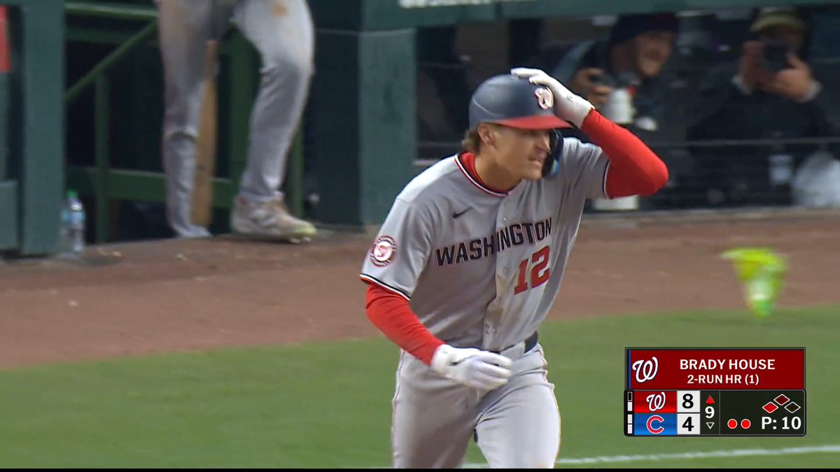 Brady House just smashed a 2-run HR. He went deep just 4 times in a half season a year ago. Exit velocities of 107 and 111 today. Coming off a great camp. Stock ⬆️.