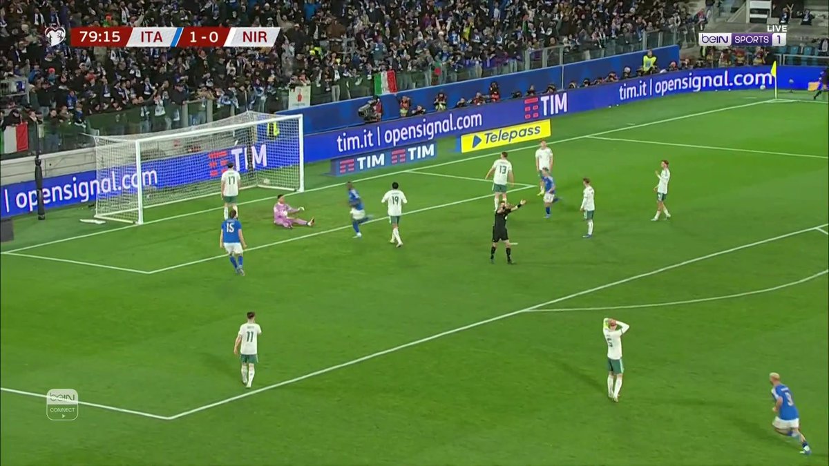 مويس كين يعزز تقدّم منتخب إيطاليا بهدف ثانٍ #تصفيات_كأس_العالم_2026 | #الملحق_الأوروبي #WorldCupQualifiers2026