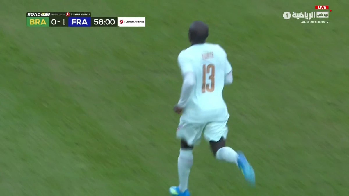 دخول كانتي ولاكروا ✅ ديشامب يتحرك بتغييرات دفاعية بعد طرد أوباميكانو 🇫🇷 #البرازيل_فرنسا