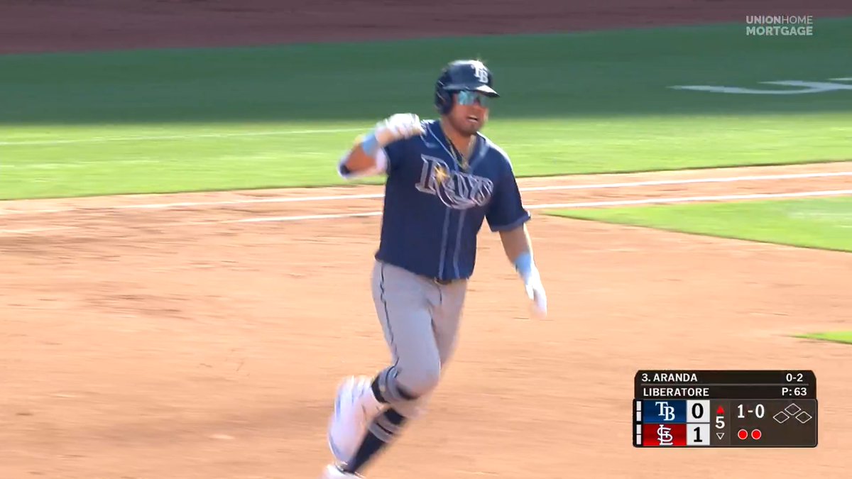 And our first homer of the season belongs to... ARANDAWG