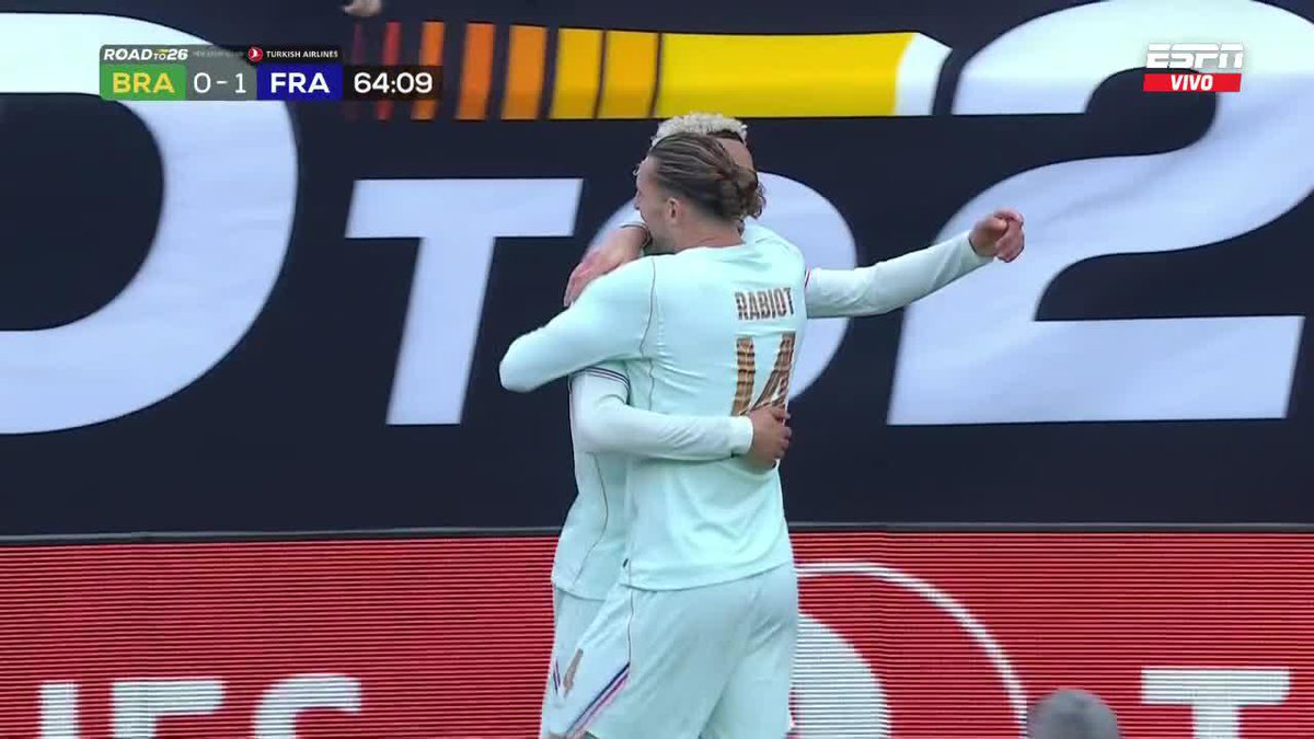 🤯🇫🇷🇧🇷 OTRO GOLAZO DE FRANCIA Y YA LE GANA 2-0, CON UNO MENOS, A BRASIL.