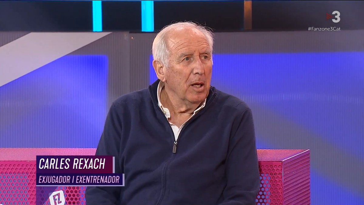 🔵🔴 "Els jugadors de la Masia surten al moment precís, quan la caixa està fluixa i no es pot fitxar." Charly Rexach, exjugador i exentrenador del Barça. #Fanzone3Cat ▶