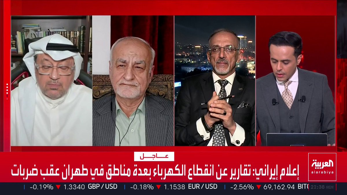 هل ستعوض طهران دول الخليج عن أضرار الاعتداءات على أراضيها مثلما تطالب بتعويضات من واشنطن وتل أبيب؟ المحلل السياسي مصدق بور يرد على سؤال مذيع العربية: قد يجري تشكيل لجان لتقصي الحقائق وحصر الأضرار لكن إيران أكبر المتضررين