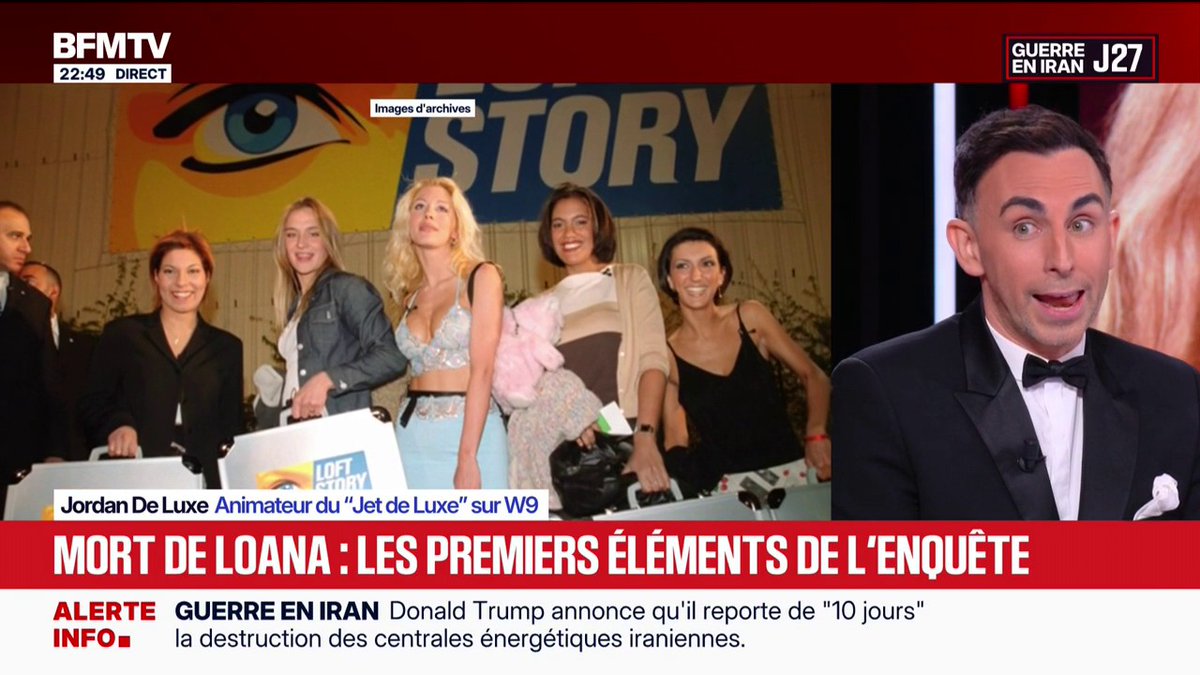 Mort de Loana: "J'ai vraiment été sonné, j'ai pris une claque dans la gueule", déclare Jordan De Luxe