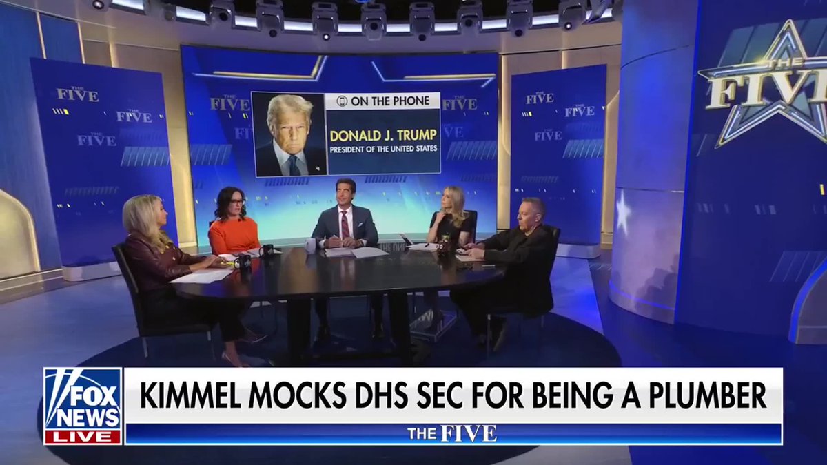 NEW: President Trump slams Jimmy Kimmel for mocking Secretary Markwayne Mullin with "plumber" jab: "He's a loser. He gets no ratings. None. He's got no talent. He's got Trump Derangement Syndrome...Markwayne is fantastic...Everybody loves him and I think he's gonna do a fantastic job."