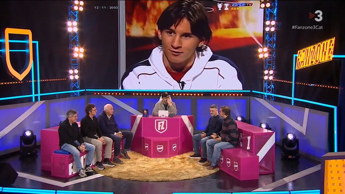 🔵🔴 "La millor generació de la història de la Masia és la de Messi." Jaume Marcet (Jaume Marcet), periodista. #Fanzone3Cat ▶