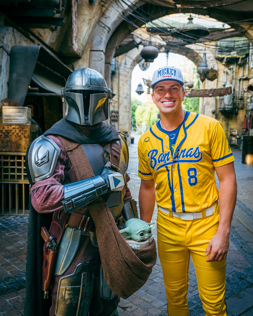 Grogu, our MVP. See The Mandalorian and Grogu only in theaters and IMAX May 22 and watch the Savannah Bananas take on the The Indianapolis Clowns March 28 at 7PM PT/10PM ET only on Disney+ and ESPN Unlimited.