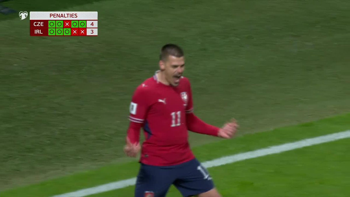 ❌🇮🇪 Irlanda acaba de quedar ELIMINADO DEL REPECHAJE ante República Checa. Iba ganando 2-0, SE LO EMPATARON 2-2 y luego LO PERDIÓ EN LOS PENALES. ⛔️ Increíble. 😳