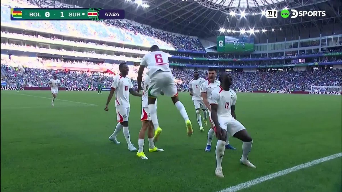 🤯🇸🇷 SURINAM LE ESTÁ GANANDO A BOLIVIA EN EL REPECHAJE PARA LA COPA DEL MUNDO.